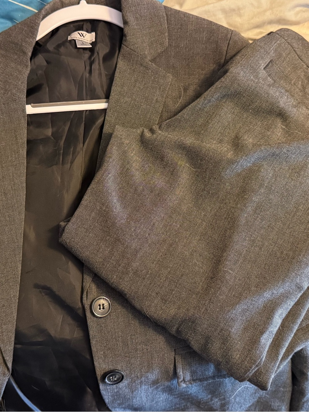 Worthington Woman’s Charcoal Gray Suit Blazer & Pants